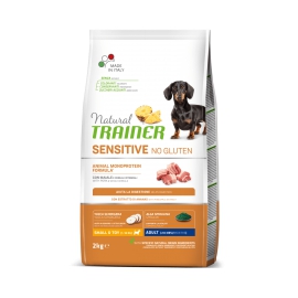 Natural Trainer Sensitive No Gluten Mini Adult con maiale