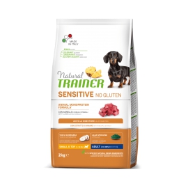 Natural Trainer Sensitive No Gluten Mini Adult con agnello