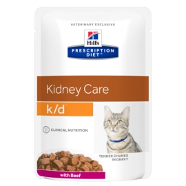 Hill's PRESCRIPTION DIET k/d Alimento per Gatti con Manzo