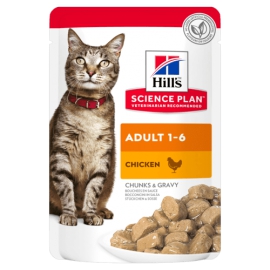 Hill's Science Plan Adult Alimento per Gatti al Pollo Bustina